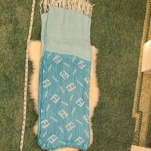 Men's Blue Designer Scarf